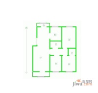康乐苑3室2厅2卫115㎡户型图