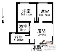 成功花园3室2厅2卫138㎡户型图