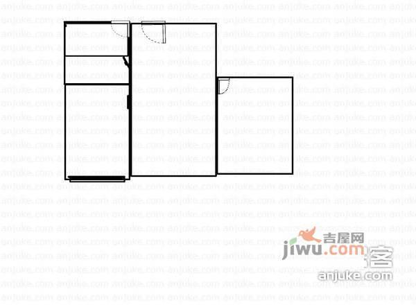 辉煌公寓2室2厅1卫108㎡户型图