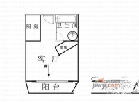 汉飞青年城2室2厅1卫户型图