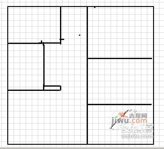 华城花园3室2厅1卫134㎡户型图