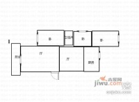 钢都欧式花园3室2厅1卫133㎡户型图