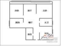 锦绣江山3室2厅2卫户型图