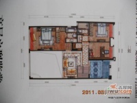 南湖新城家园3室2厅1卫103㎡户型图