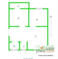 锦城社区2室2厅1卫户型图