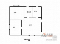 学雅芳邻2室1厅1卫75㎡户型图