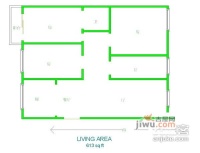 金荷花园A区3室2厅2卫145㎡户型图