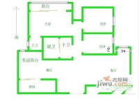 武汉航天城3室2厅2卫户型图