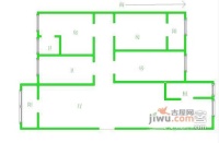 柒零社区3室2厅2卫128㎡户型图