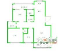汉飞滨江国际2室2厅1卫82㎡户型图