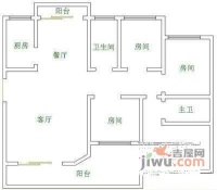 欧洲花园4室2厅2卫178㎡户型图