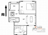 钢花南苑2室1厅1卫73㎡户型图