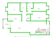 美林青城3室2厅2卫159㎡户型图
