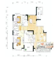 绿汀雅境3室2厅2卫137㎡户型图