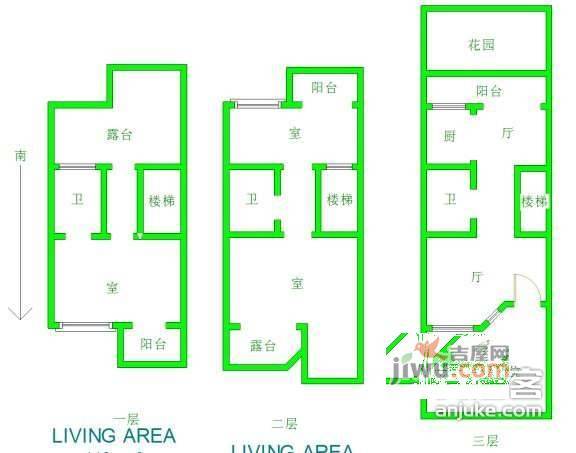 武汉奥林匹克花园5室3厅3卫257㎡户型图