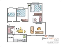 松涛苑3室2厅2卫170㎡户型图