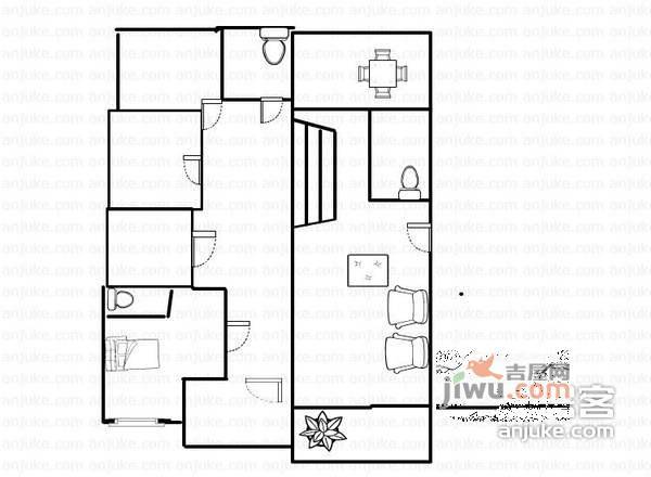 松涛苑5室2厅3卫170㎡户型图