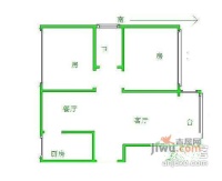 新华家园悦景居2室2厅1卫118㎡户型图