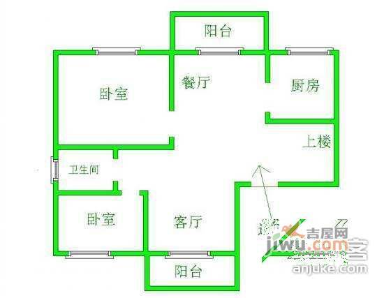 碧水晴天4室2厅2卫186㎡户型图