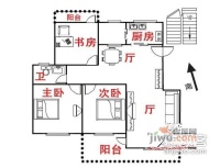 广电江湾新城南区3室2厅1卫112㎡户型图