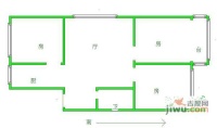 香江花园一二期3室1厅1卫105㎡户型图