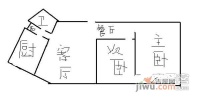 长江委长顺园小区2室2厅1卫96㎡户型图