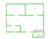 中国科学院武汉植物园小区2室1厅1卫75㎡户型图