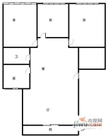 盈安公寓3室2厅2卫户型图