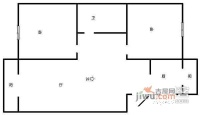 川合公寓2室1厅1卫78㎡户型图