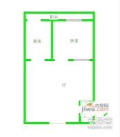 东惠家园1室1厅1卫65㎡户型图