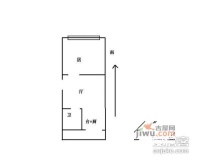 君山里1室1厅1卫户型图