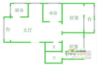 健强新里小区3室1厅1卫131㎡户型图