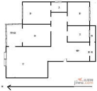 城市之光星光园3室2厅2卫141㎡户型图