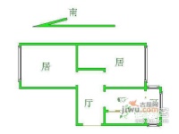 桓仁楼2室1厅1卫63㎡户型图