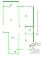 新东方家园2室2厅1卫110㎡户型图