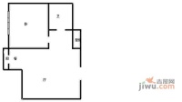 长平西里1室1厅1卫户型图