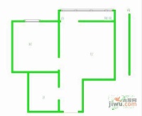 再兴里1室1厅1卫户型图