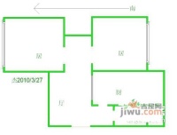 聚英里2室1厅1卫68㎡户型图