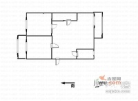 红旗巷小区2室1厅1卫93㎡户型图