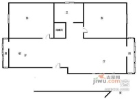 昆峰里2室2厅1卫105㎡户型图