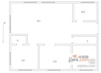 阳光花园3室2厅2卫128㎡户型图