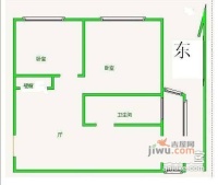 恂园南里2室2厅1卫92㎡户型图