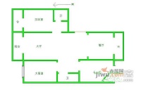 海峰公寓3室2厅1卫户型图