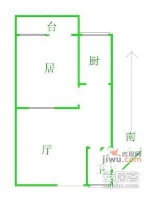 富秀园1室1厅1卫82㎡户型图