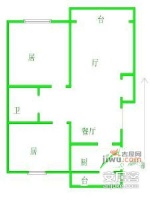 金云里小区3室1厅1卫125㎡户型图