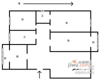 金云里小区3室2厅2卫159㎡户型图
