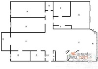 凤仪园3室2厅2卫162㎡户型图