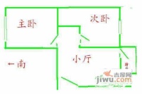 昌图楼2室1厅1卫55㎡户型图