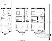 学府花园5室3厅3卫户型图