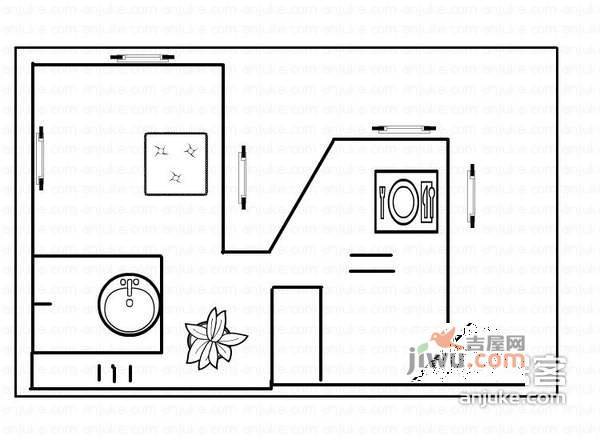 万科东丽湖一期4室3厅3卫255㎡户型图